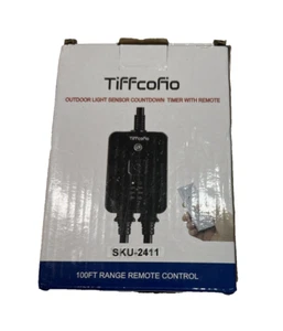TiFFCOFiO Außenlichtsensor Countdown Timer mit Fernbedienung Modell: MH-RF2411 - Bild 1 von 4