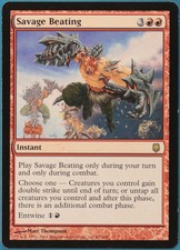Savage Beating Darksteel NM Red Rare MAGIC GATHERING CARD (ID# 241726) ABUGames