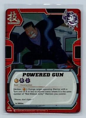 Dragon Ball Z CCG - Powered Gun TE-081 - FOIL - Destructive Fury - Image 1 of 2