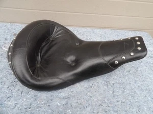 Mustang Wide Vintage Classic solo seat Harley FLH touring Glide 1997-2007 #75549 - Picture 1 of 24