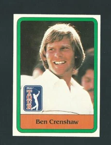 vintage BEN CRENSHAW pga tour GOLF CARD ... MINT - Picture 1 of 2