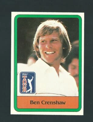 vintage BEN CRENSHAW pga tour GOLF CARD ... MINT - Image 1 of 2