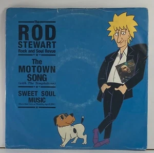 Rod Stewart With The Temptations The Motown Song 45 1991 90s 7’’ single - Picture 1 of 4