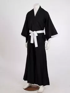 Hot Japanese Anime Cosplay Trend Bleach Costume Kurosaki Ichigo Robe Cloak Coat* - Picture 1 of 6
