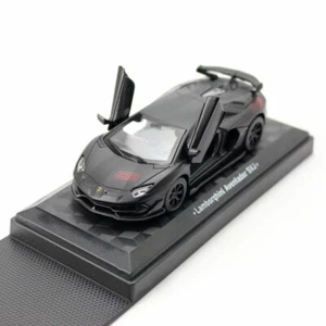 1:43 Lamborghini Aventador SVJ Model Car Diecast Toy Vehicle Kids Black WWM