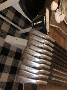 Tommy Armour 845s OS Irons 2-SW (10) • RH • Stiff Graphite • 855 TA Putter - Picture 1 of 9