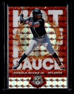 2021 Panini Mosaic Ronald Acuna Jr. Hot Sauce Silver Mosaic #HS6 - 2023 All-Star - Bild 1 von 2
