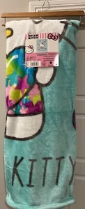 Hello Kitty “Dream And Sparkle” Plush Cloud Throw 🌙🌠🩵 60” x 70” NWT - Picture 1 of 3
