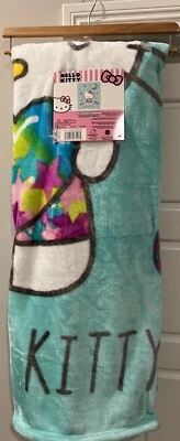 Lanzamiento de nubes de felpa Hello Kitty “Dream And Sparkle” 🌙🌠🩵 60” x 70” nuevo con etiquetas Foto 1 de 3