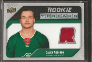 2021-2022 Upper Deck Series 2 #RT-CA Cam Addison - Rookie Threads -Wild - Picture 1 of 2