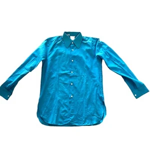 Camisa Lincon Wear para mujer con botones manga larga turquesa verde azulado talla 36 cm/14 - Imagen 1 de 10