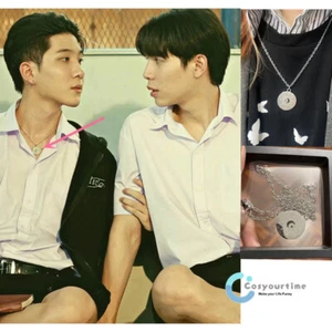 NEW TV Series คาธ The Eclipse Ayan Khaotung Moon Star Circular Necklace Pendant - Picture 1 of 11