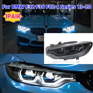 Paar LED Scheinwerfer Frontscheinwerfer für BMW F32 F36 F82 Xenon/HID Facelift - Picture 1 of 18