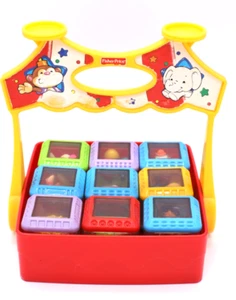 Fisher Price Peek-A-Blocks Big Top Circus Baby Blocks and Carry Case - Picture 1 of 8