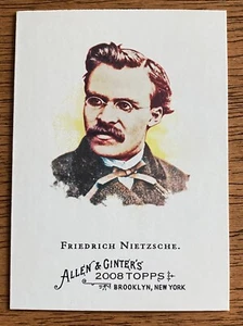2008 Topps Allen Ginter FRIEDRICH NIETZSCHE #217 Philosopher - Picture 1 of 1