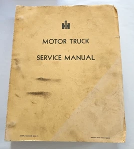 International Harvester Motor Truck Service Manual Great Condition! MTP-6 Cover - Picture 1 of 7