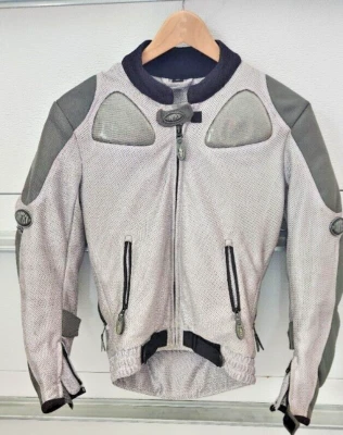Chaqueta acolchada gris pequeña para motocicleta Cortech GX Air Tour Master para mujer 8-10 Foto 1 de 4
