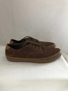 FRED PERRY Chaussures Casual Daim marron P.40 UK.6,5 US.7,5 - Imagen 1 de 12