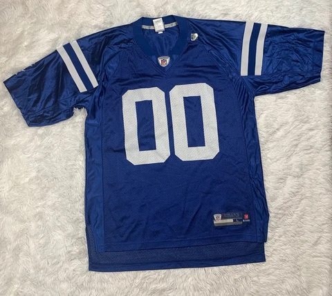 Reebok NFL On Field Indianapolis Colts Mens Blue Jersey Size M Medium 00 New Cover