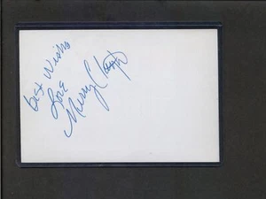 Merry Clayton - Tarjeta índice autógrafa firmada - Cantante - Dirty Dancing - Imagen 1 de 2
