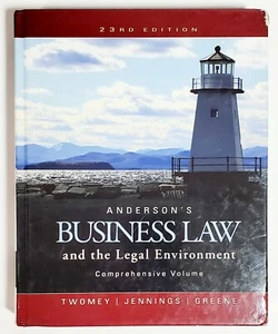 Anderson's Business Law and the Legal Environment, Comprehensive Volume - Picture 1 of 5