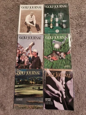 Lot Of 6 Golf Journal Magazines In Excellent Condition  - Image 1 of 4