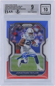 Jonathan Taylor Colts Autogramm 2020 Panini Prizm #332 BAS 9/10 Rookie Card - Bild 1 von 3