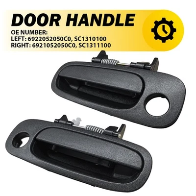 2x para 04-2006 Scion xB maçaneta externa direita+esquerda frontal preparada com - Imagem 1 de 4