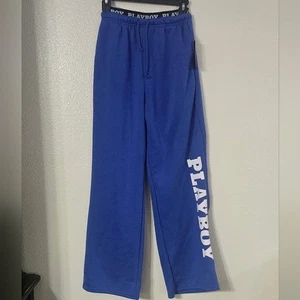 PLAYBOY Wide Leg Sweatpants XS S NWT - Picture 1 of 10