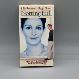 Universal Notting Hill VHS Tape Romantic Comedy Julia Roberts Hugh Grant Sealed - Picture 1 of 4