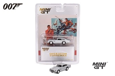 Mini-GT 1:64 ASTON MARTIN DB5 007 JAMES BOND THUNDERBALL 1965 FRENCH VERSION - Immagine 1 di 4