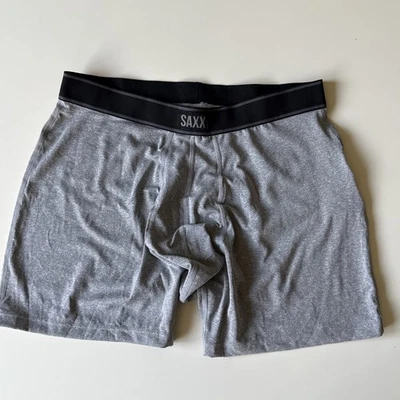 SAXX Daytripper Boxer Brief Ballpark Bolsa Gris Talla M Foto 1 de 3