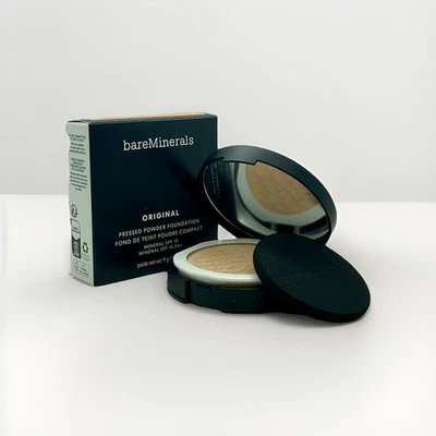 bareMinerals Original Pressed Powder Foundation 9g Medium Beige 12 & OVP - Bild 1 von 2