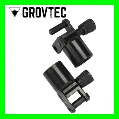 Adaptador de base a perno prisionero acabado óxido negro de GrovTec GTSW235 Foto 1 de 3