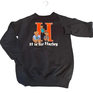 Sudadera vintage para niños H is for Harley Teddy Bear 1994 Northeast Rally Lincoln - Imagen 1 de 6
