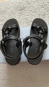 Original! Prada Sandaletten Leder 37 38 Top! OVP - Imagen 1 de 8