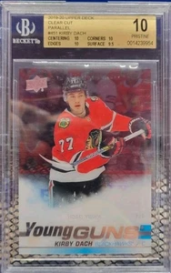Kirby Dach 19/20 Upper Deck Series Two Young Guns Clear Cut BGS 10 PRISTINE - Picture 1 of 1