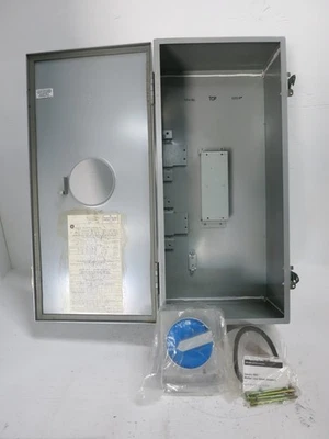NEW GE SG400J 400A Circuit Breaker Enclosure SGR1 Handle Type 12 400 Amp SG400-J - Image 1 of 4