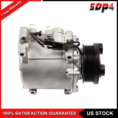 AC Compressor For Mitsubishi Lancer Eclipse 2.0L 2002 2003 2004 2005 2006-2007 - Image 1 of 4