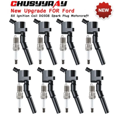 8 Ignition Coil For Ford Crown Victoria Mercury Grand Marquis Lincoln Town 4.6L - Image 1 of 4