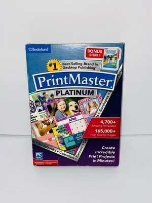 PrintMaster Platinum Desktop Publishing Software Windows 10 & MAC - Image 1 of 4