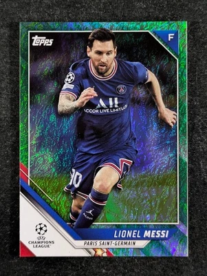 2021-22 Topps Jade Edition UEFA LIONEL MESSI Base Paris Saint-Germain #10 - Image 1 of 3