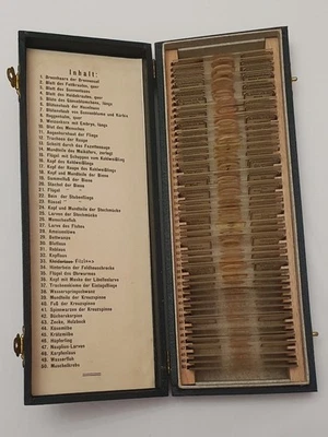 50 LAMES MICROSCROSPE -Dr SCHLUTER et Dr MASS MEDECINE 1924 - ALLEMAND - Photo 1/4