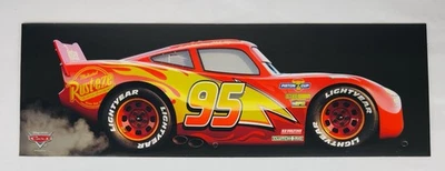 Spirit Halloween Cardboard End Cap Display Sign Cars Lighting McQueen 24”x8” - Image 1 of 2