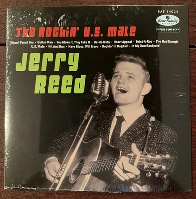 Jerry Reed - The Rockin' U.S. Male - 10 inch vinyl record IMPORT NEW (2022) - Image 1 of 3