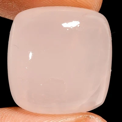 Cojín de cuarzo rosa 100 % natural con forma de cabujón piedras preciosas 22 quilates 17x16x7 mm A-36559 Foto 1 de 2