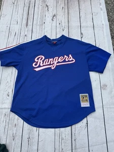 Mitchell & Ness Texas Rangers 34 Cooperstown Collection Men Sz XL /48 Nolan Ryan - Picture 1 of 11
