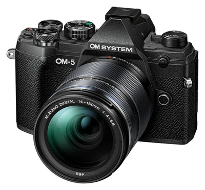 OMSYSTEM OM SYSTEM OM-5 schwarz + M.Zuiko Digital ED 14-150mm 4.0-5.6 II