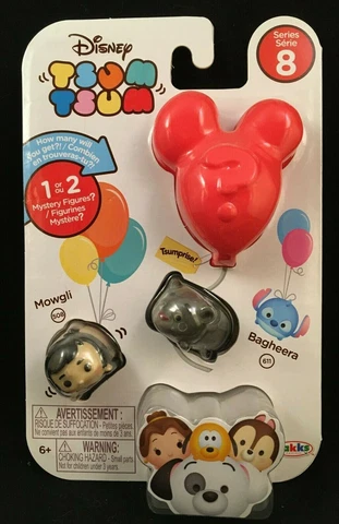 Disney Tsum Tsum - 3 Pack - Mowgli & Bagheera & Tsumprise - Series 8 Cover