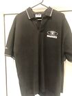 Vintage Majestic Oakland Raiders Xl Polo Shirt With Button Up Collar 